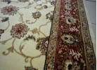 Тъкан персийски килим Blue stones 1807_cream